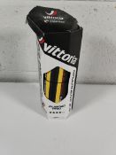 Seven as new 2x Vittoria Rubino Pro Graphene 2.0 folding road bike tyres 700 x 25c.