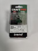 Six as new Trend C049 x 1/4 TCT Bearing Guided Chamfer 45° 12.7 x 32mm - TREC04914TC.