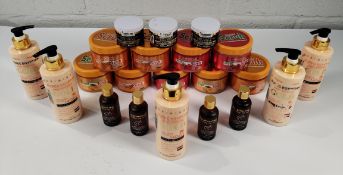 Twenty one beauty related products to include Egyptian milk, Purec and DSF. Some labels distressed.