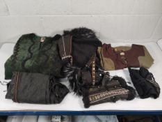 Six items of as new Chow's Emporium LARP clothing and accessories.