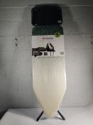 An as new Brabantia Ironing Board C with a solid steam unit holder, foldable XL unit, New Dawn (size