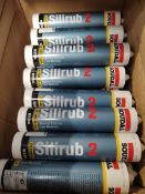 Sixteen Soudal Silirub 2 premium grade silicon sealants -neutral - 300ml - 10/25.