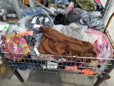 A large basket of assorted as new clothing including branded/unbranded and related.