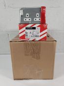 Eighteen as new MK Electrical Metalclad Plus 2 gang plug socket, 2 poles, 13A, indoor use (REF: K124