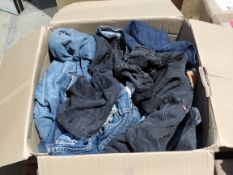 Twenty three pairs of pre-owned Levi Jeans, various sizes and colours.