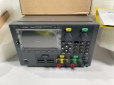A Keysight E36234A DC Power Supply (calibrated 11/03/2025).