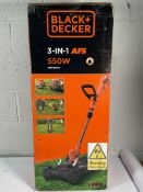 A Black + Decker BESTA530CM 3 in 1 Strimmer.