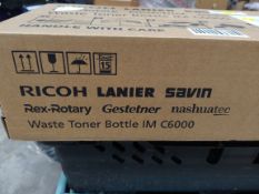 A Rioch waste toner bottle IMC6000, as new sealed (unused).