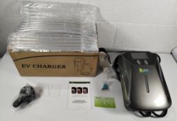 A Leaf eco electrical EV charger 7KW rated power, start method RFID card/app, network configuration