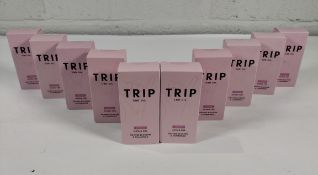 Ten as new Trip CBD oils: orange blossom and chamomile (15ml bottles), 1000mg strong, sealed boxes (