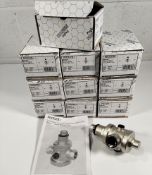 Ten Pegler pressure reducing valves 3/4