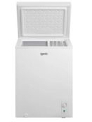 A Igenix 143 litre chest freezer, white, sealed, boxed. (IGCF0150W) (stock image)