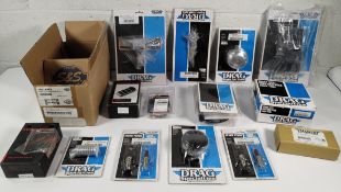 A quantity of assorted as new, mainly Drag Specialties, Harley Davidson fitment items to include S&S