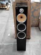 A pre-owned Bowers & Wilkins CM9 S2 3-way floor standing loudspeaker system, black (single).