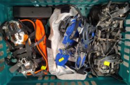 Three pre-owned Crampons to include Black Diamond, Salewa.
