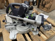 A Festool Kapex KSC 60 EB-Basic (577775) 18v Slide Compound Mitre Saw (Body only - no battery, charg