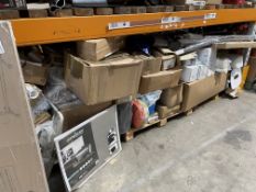 Assorted home, garden, office and related items.