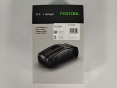 An as new Festool SCA 16 Rapid Charger, 230V (576955).