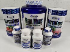 Seven as new Gaspari Nutrition related supplements to include Real Mass, Glycofuse and Viradex XT, s