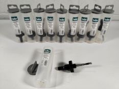 Ten Heller drive adaptors 32-152mm hex 11.