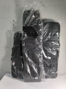 Four as new Nurpol rifle soft cases in Black, various sizes to include 1x 36