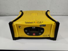A pre-owned Teletest Focus+ for long range ultrasonic testing inspection for tubular structures.