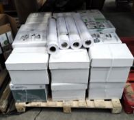 A pallet of mainly A4 office paper and related.