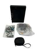 A quantity of assorted RAM & laptop components, a Virgin Media Hub 5 (as new, no packaging) & Jabra