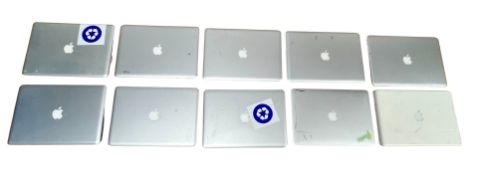 Assorted pre-owned Apple MacBooks (Drives removed - See description).