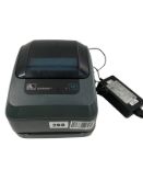 Pre-owned Zebra GX430t 300dpi Thermal Transfer Label Printer.