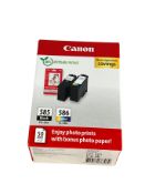 Twelve as new Canon PG585 Black & CL586 Colour Photo Value Packs (SKU: 6205C004AA)