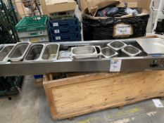 A polar g-series GD-878 countertop prep fridge