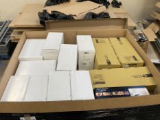 A pallet of printer and related items to include Brother, HP, Lexmark, Canon, Xerox. Est RRP £6,095