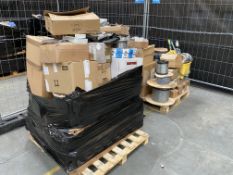 Two pallets of assorted miscellaneous and related items.