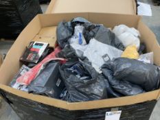 A pallet of sporting and related items to include Adidas, Puma, Eryx, Moonchild. Est RRP £19,097