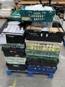 A large quantity of miscellaneous and related items (Crates not included).