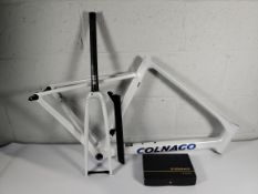 An as new Colnago V5Rs Carbon Road Frameset VRWB, Small paint chip at the bottom of the bottom brack