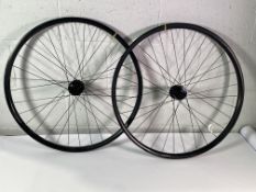 An as new Mavic E-Speedcity wheel set (622x25T).