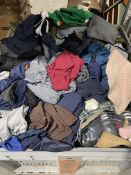 Assorted pre-owned clothing and related.