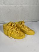 A pair of pre-owned Nike Dunk High Nylon (UK 5).