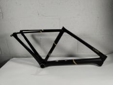 An as new Colnago C68 Ti Disc Frameset, with forks and seat post, black/gold.