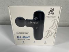 A boxed as new Bob and Brad Q2 Mini Massage Gun.