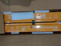 Bora Workhorse Saw Horses 2 Pack Folding Heavy Duty Legs, Metal Saw Horse with 2x4 Bracket Professio