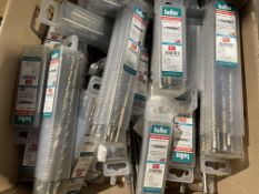 Assorted as new Heller Bionic Pro SDS-plus drill bits and related to include 8 x 150/210mm, 6 x 50/1