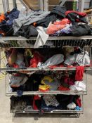 Assorted pre-owned clothing and related.