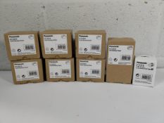 Eight as new Panasonic battery packs to include 6x Panasonic 10.8V EYF B30 B10H battery packs, 1x Pa