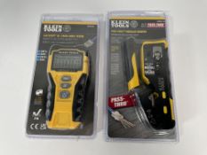 A VDV226-110 Pass-Thru Modular Crimper and a VDV526-200 LAN Scout Jr. 2 Data Cable Tester, both as n