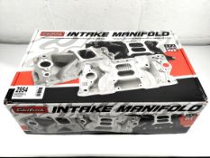 An as new Edelbrock Victor 440 intake manifold for Chrysler 413-426-440 big-block V8 RB block, boxed
