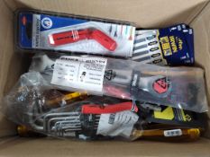 Assorted as new tools to include Irwin, C.K and Milwaukee.