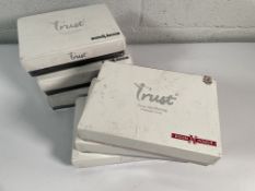Six dozen as new Trust Bison Power golf balls (5 x V, 1 x X).